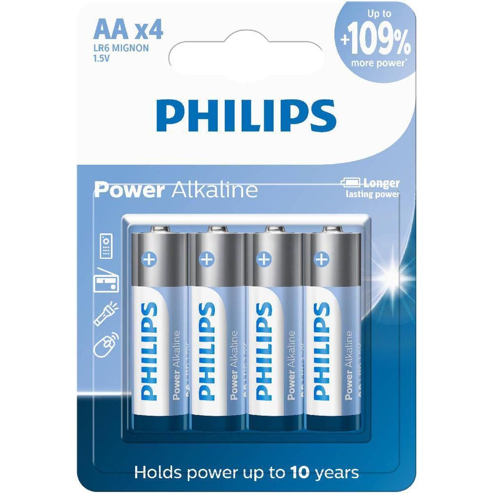 Pilhas Alcalinas AA Blister com 4 Unidades LR6P4B/59