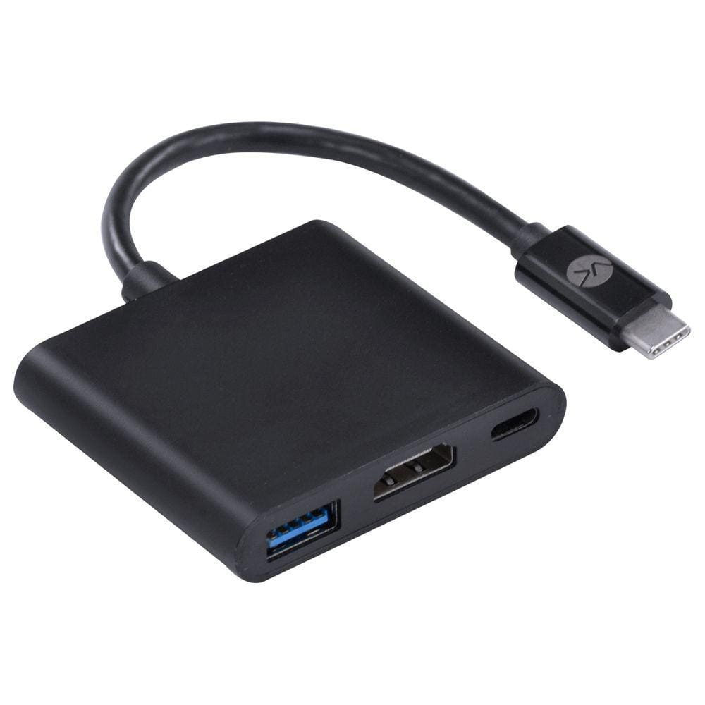 Adaptador HUB USB Tipo C X USB Tipo C, HDMI 4K, USB 3.0, 5GBPS 20CM - HCHUC-20