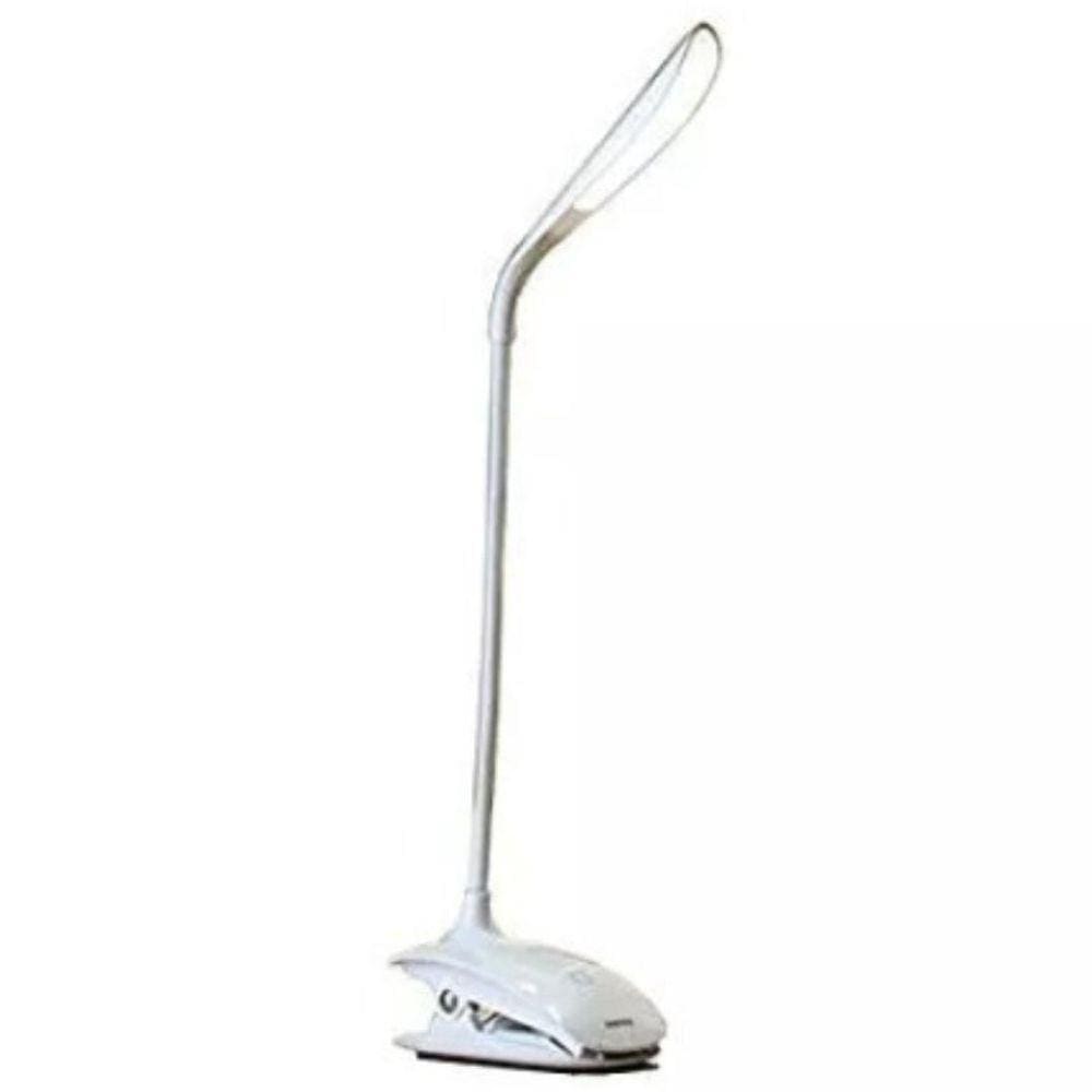 Luminária De Mesa Com Garra Manicure Maquiagem Leitura Usb Garra