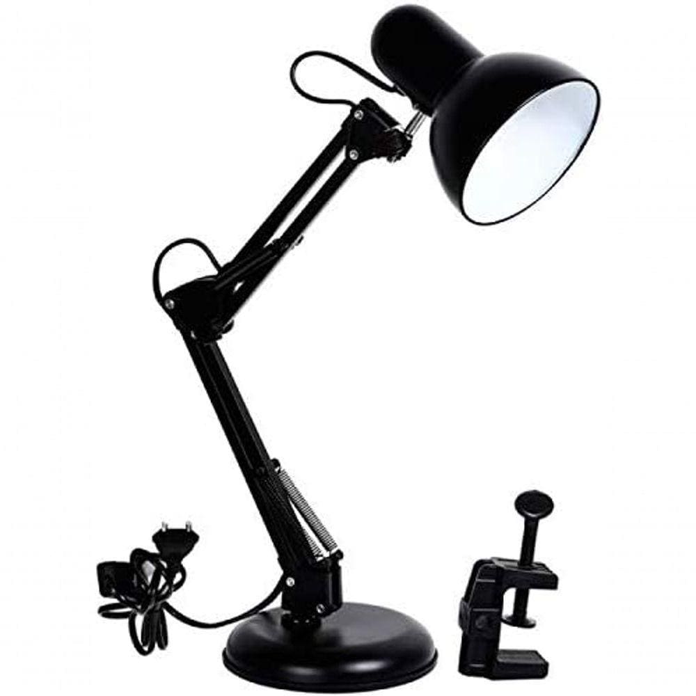 Abajur Articulavel Luminaria Pixar C/ Base Garra At- Preto