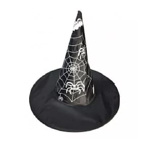 Chapéu De Bruxo Mago Feiticeira Unissex Halloween Festas