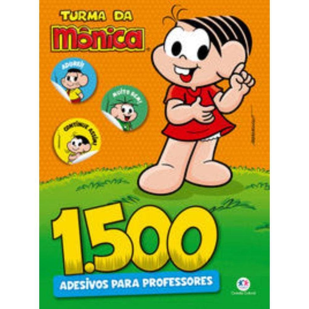 1500 Adesivos Para Professores - Turma Da Monica