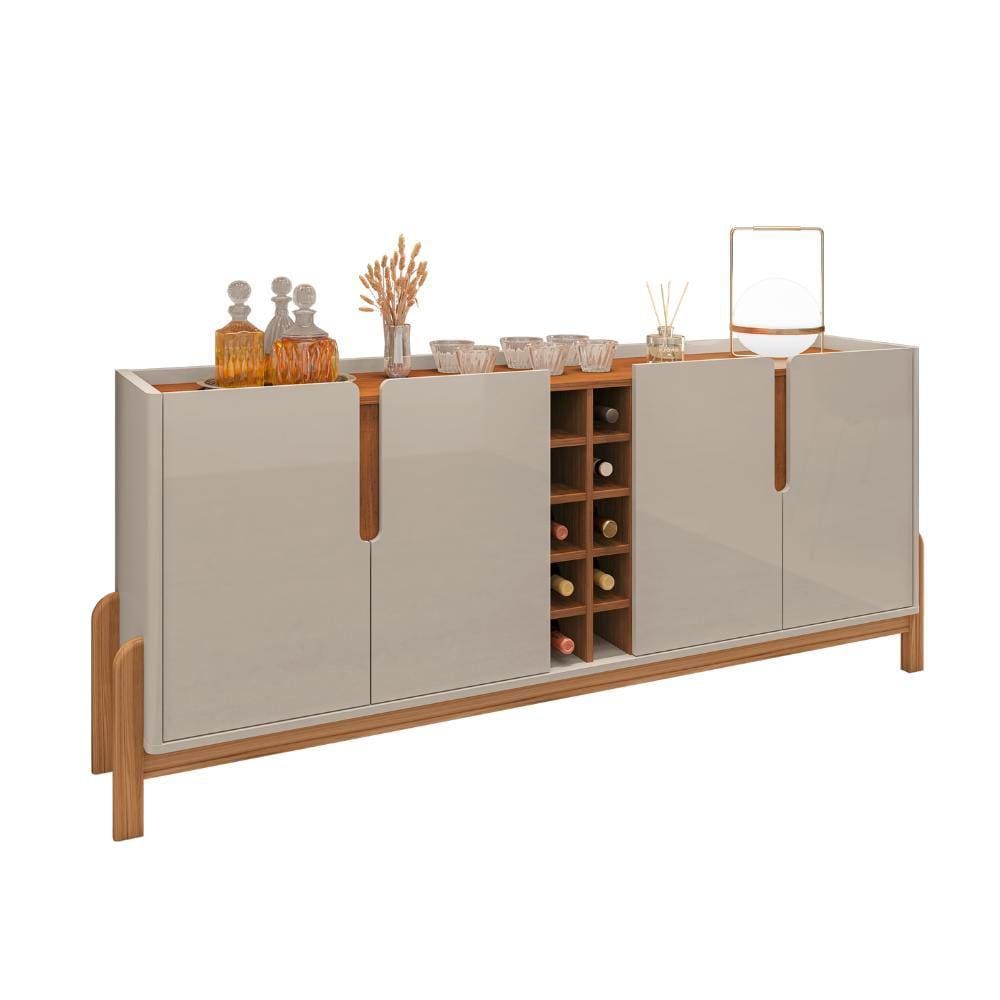 Buffet Lizz 1,90 Off White Cedro Casa D Movéis