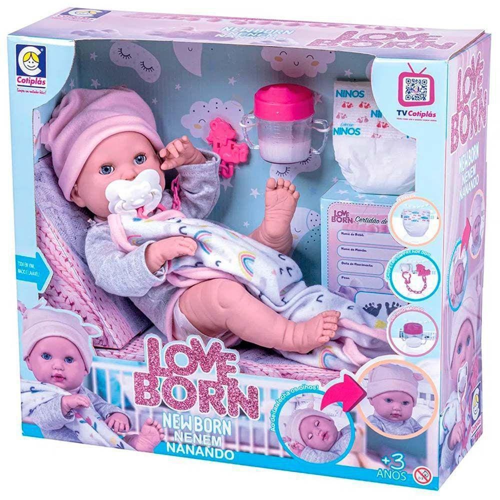 Boneca - Love Born Nenem Nanando - 2588 COTIPLAS