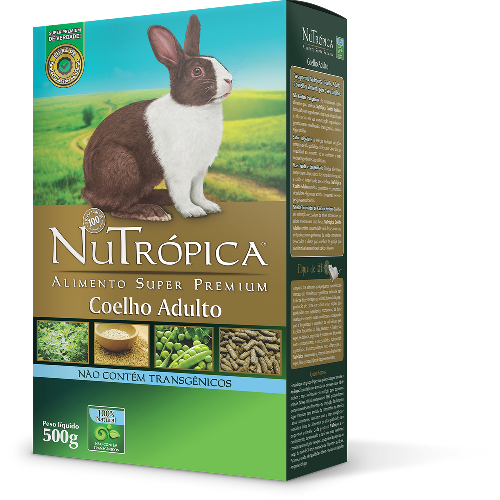 Nutropica Coelho Adulto 500 G