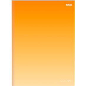 Caderno Brochurão 80 Folhas São Domingos Colors Laranja