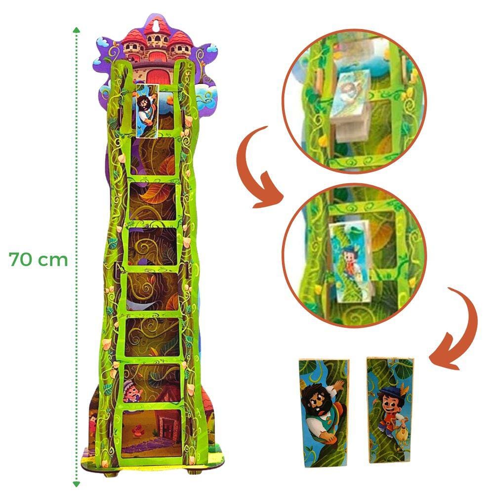 Brinquedo Vertiplay Escada Maluca Joao E O Pe De Feijao