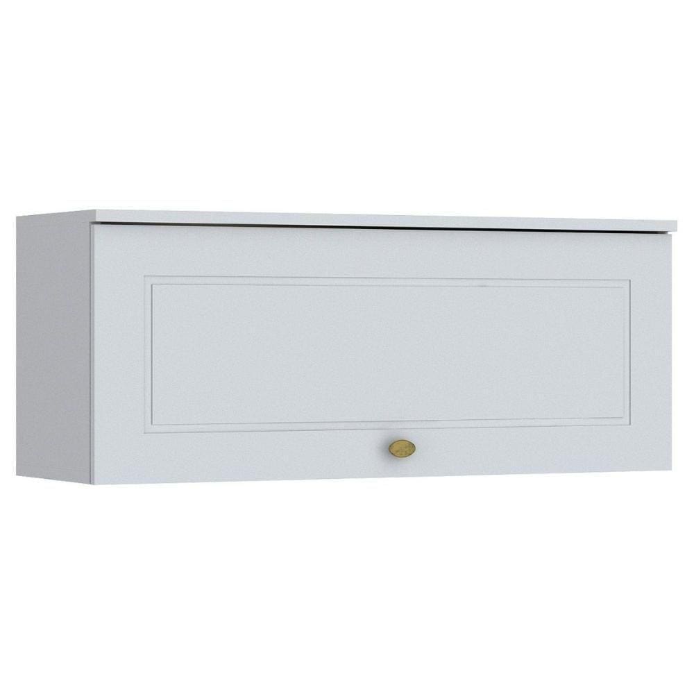 Armário De Cozinha Modulado Americana C/ 1 Porta Basculante Branco - Henn
