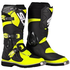 Bota Sidi Flame Juvenil Amarelo/Preto