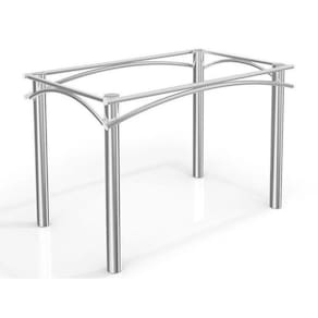 Base Mesa De Jantar Elba M004 S/ Tampo Cromado - Kappesberg