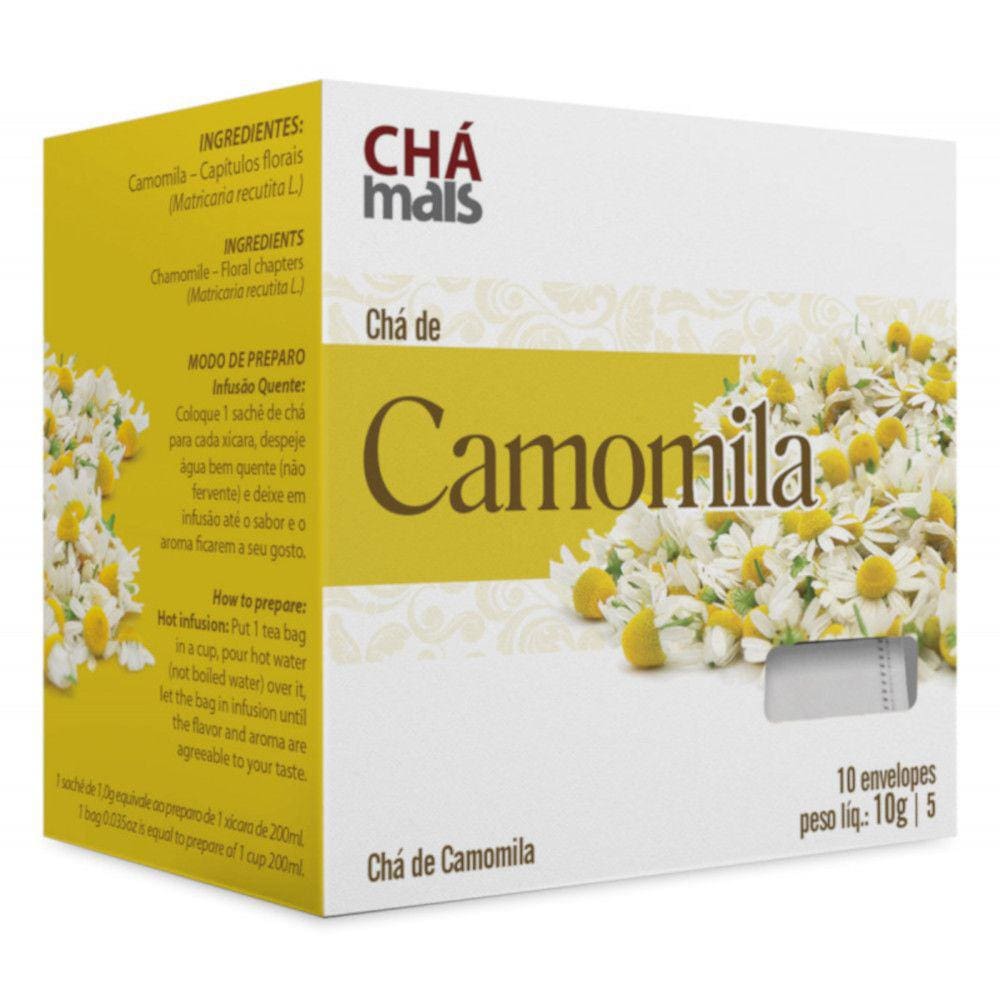 Chá de Camomila Natural Cx10 Sachês 1g