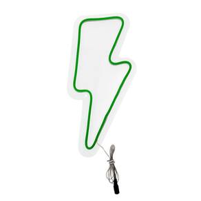 Painel Luminoso Letreiro Criativo RAIO - Neon LED Verde