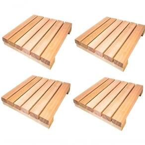 Conjunto Coberta Ripado Industrial 30x30cm Resistente Para Lojas