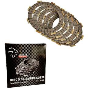 Disco Embreagem Cg Titan Fan 150 - 125 SOLIDEZ (5 Pecas)