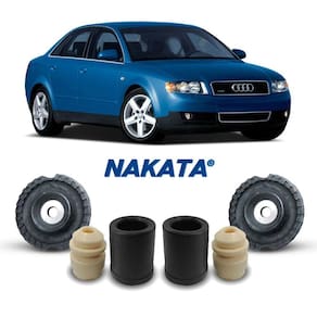 2 Kit Coxim Batente Suspensão Dianteira Audi A4 1995 A 2005