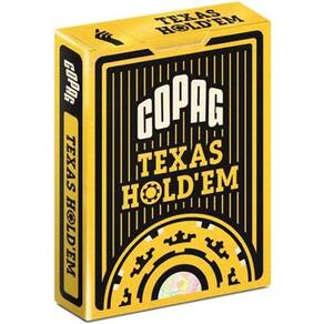 Baralho De Poker Texas Hold’Em Preto Cartas Copag Jogo Poker