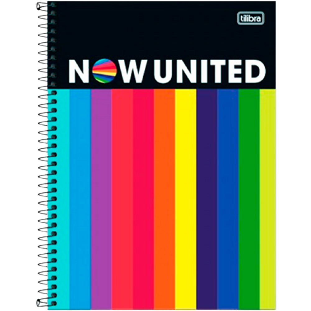 Caderno Universitário 10 Matérias Tilibra Now United Cores