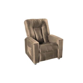 Poltrona do Papai Reclinável Pallas MX5 - Veludo Marrom claro