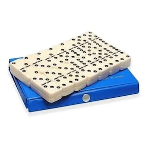Dominó com Estojo de PVC Azul N234568-7 - Quanhe