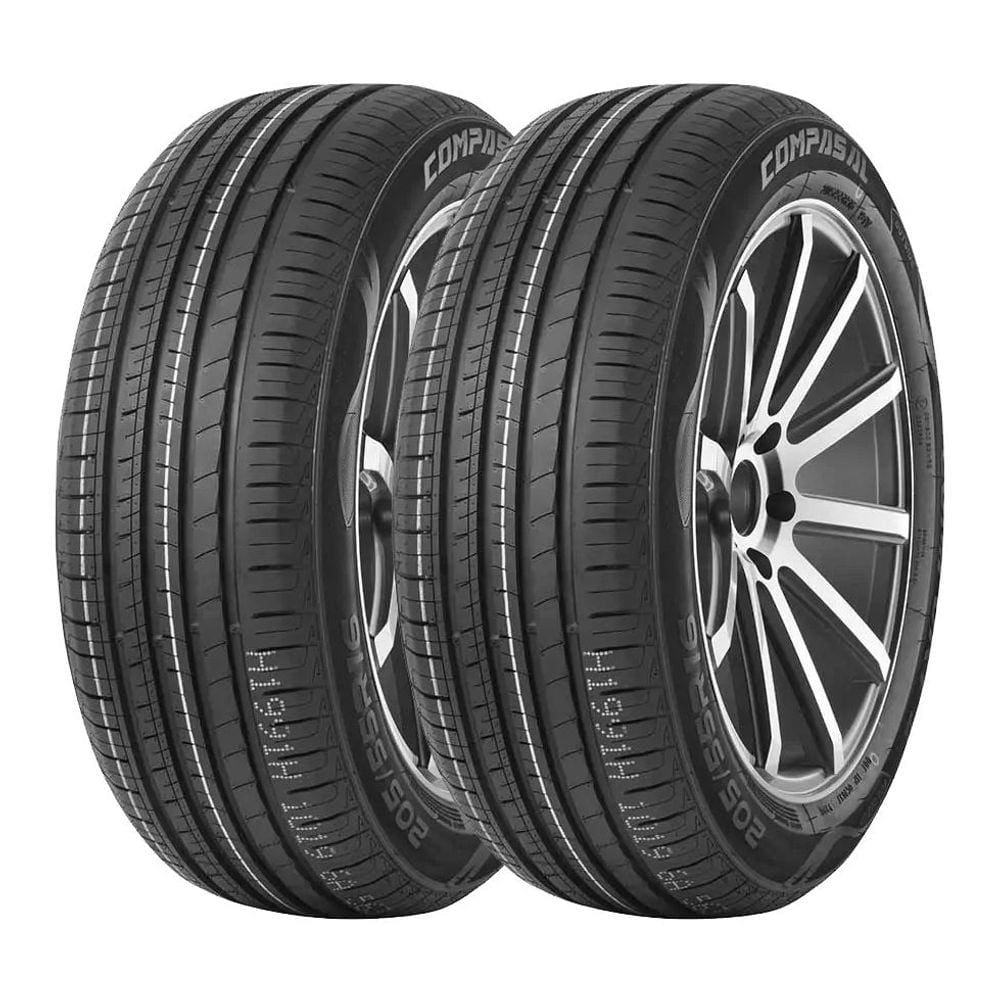 Kit 2 Pneus Compasal Aro 16 205/60R16 Blazer HP 92V
