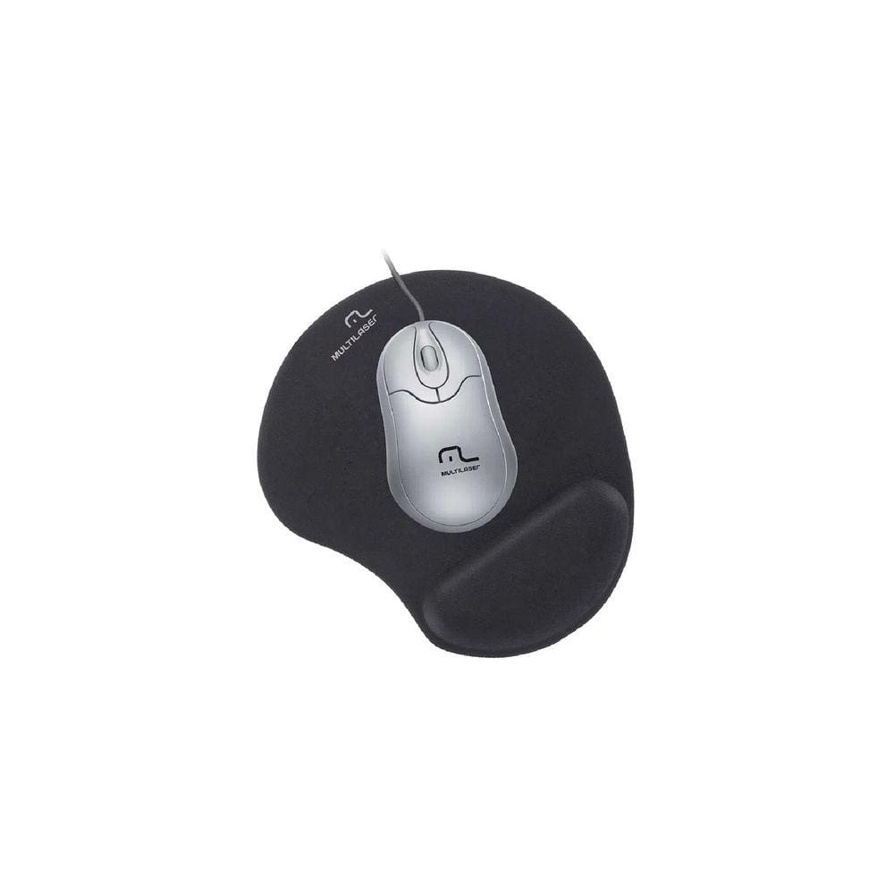 Mouse Pad Gel Grande Preto - AC024