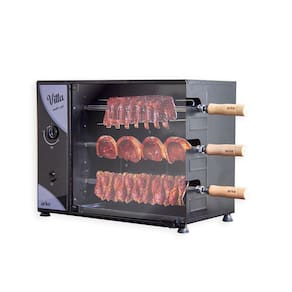 Churrasqueira Assador A Gás Glp Rotativa Elétrica 55 Cm Aço Carbono Infravermelho Vitta3 110v - Arke