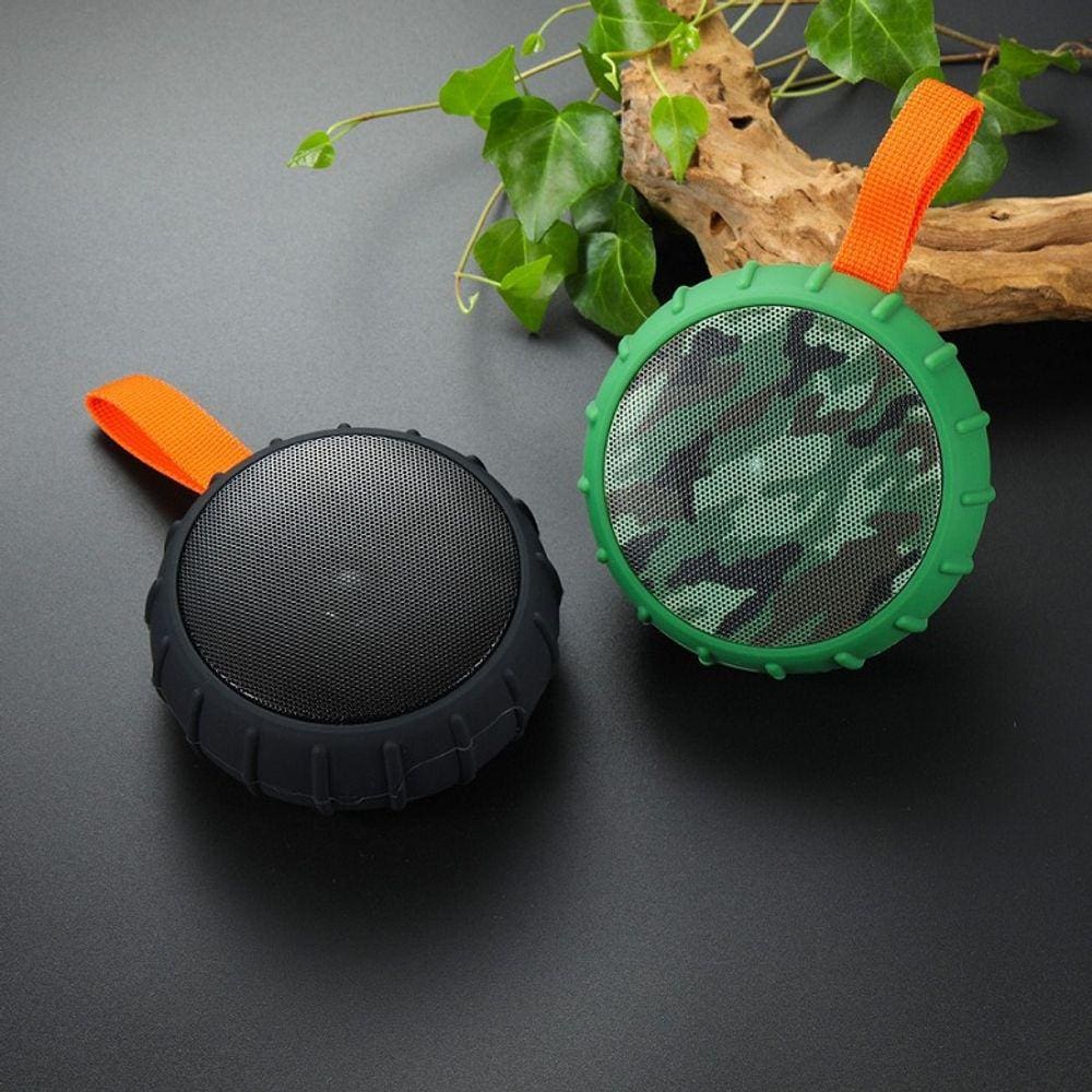 Caixa de Som 5W Bluetooth Portátil à Prova D`água Cartão SD Usb Mp3 Sem fio Recarregável
