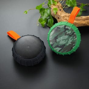 Caixa de Som 5W Bluetooth Portátil à Prova D`água Cartão SD Usb Mp3 Sem fio Recarregável