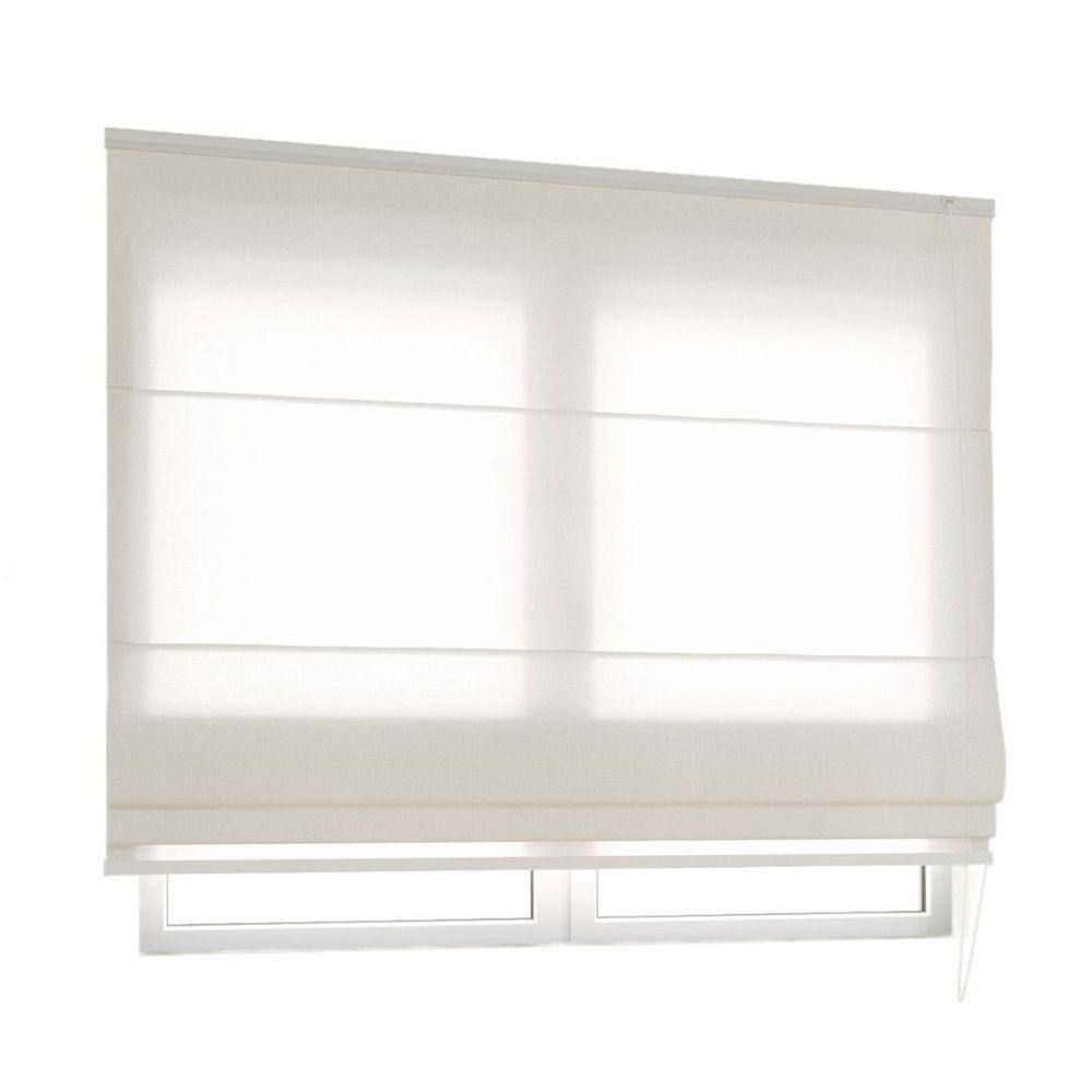Persiana Romana Express Finesse Belchior 140cm x160cm Uniq Branco