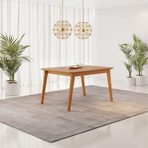 Mesa de Jantar Retangular 4 Lugares Elegance Cinamomo