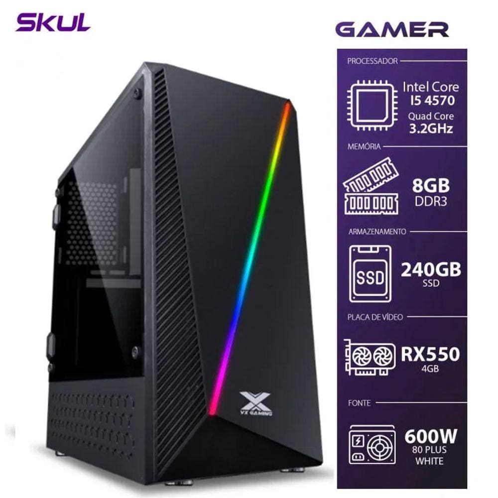 Computador gamer 5000 i5 9600kf 37ghz 9 ger water cooler 120mm mem