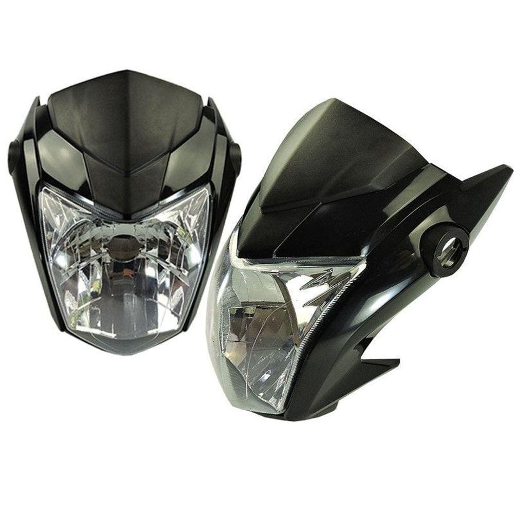 Carenagem + Farol Titan 160 ex 2016/2018 PRETO