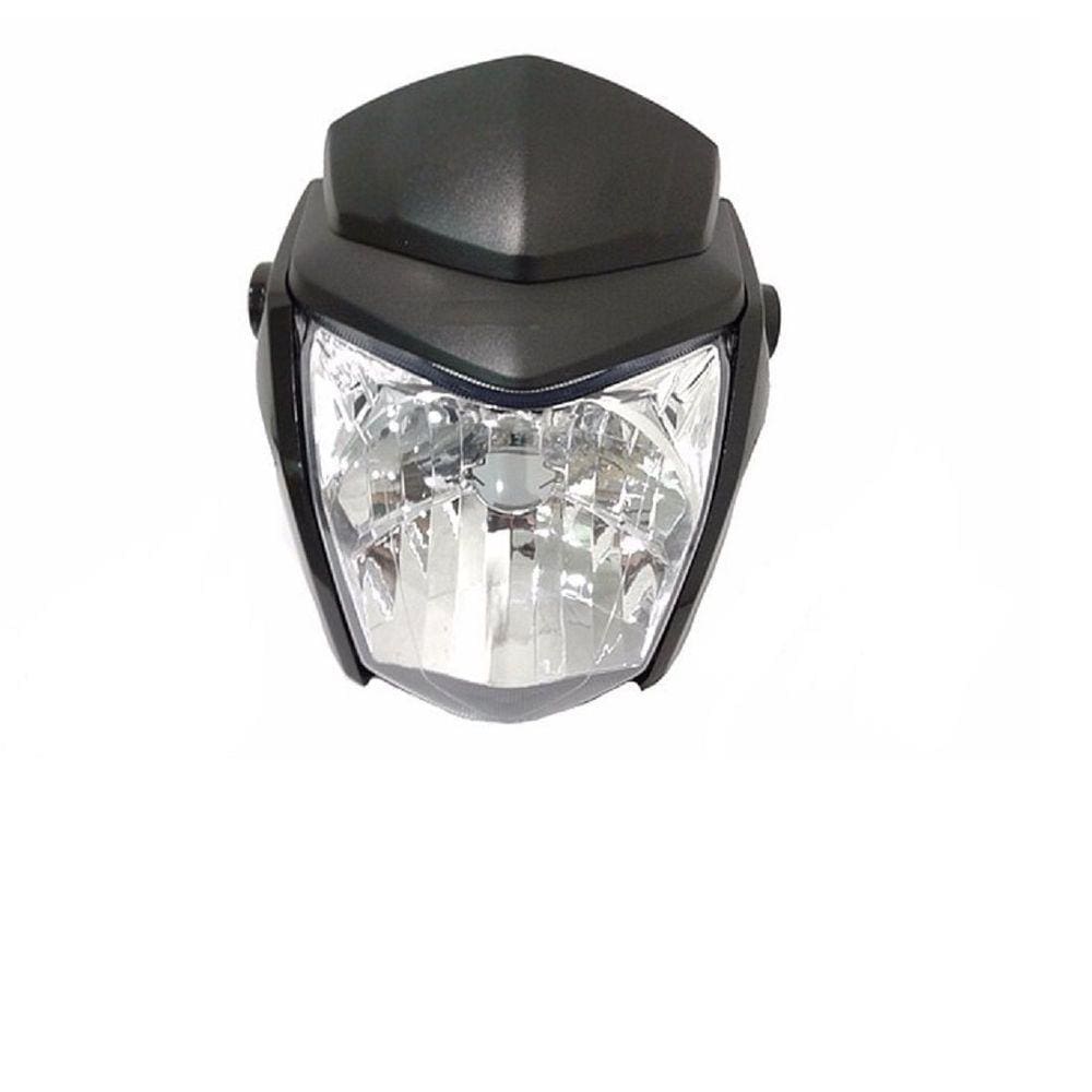 Carenagem + Farol Titan 150 ESD - EX 2014 - 2015 PRETO BRILHANTE