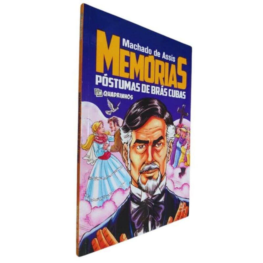 Livro Físico Memórias Póstumas de Brás Cubas Em Quadrinhos Machado de Assis