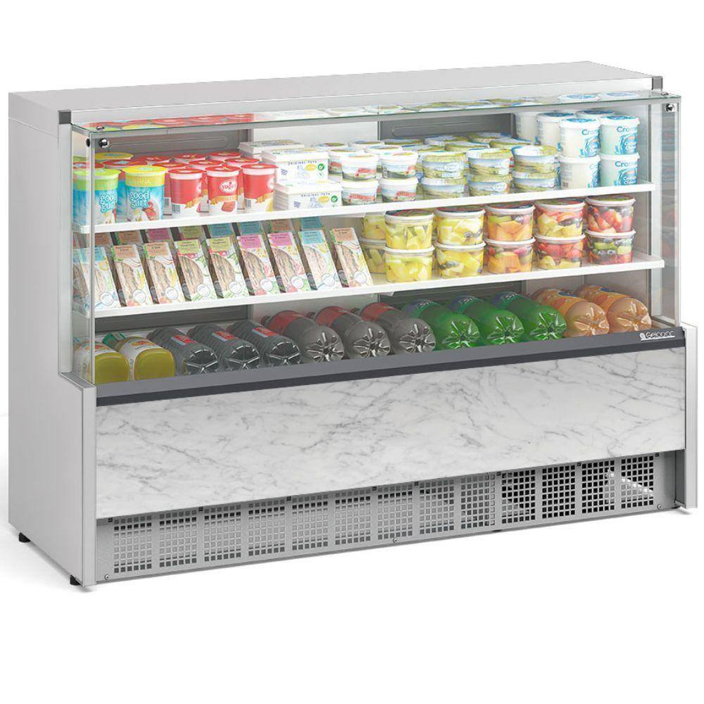 Vitrine Refrigerada Universal Aurora 2 Placas Frias GPDA175RBR Gelopar