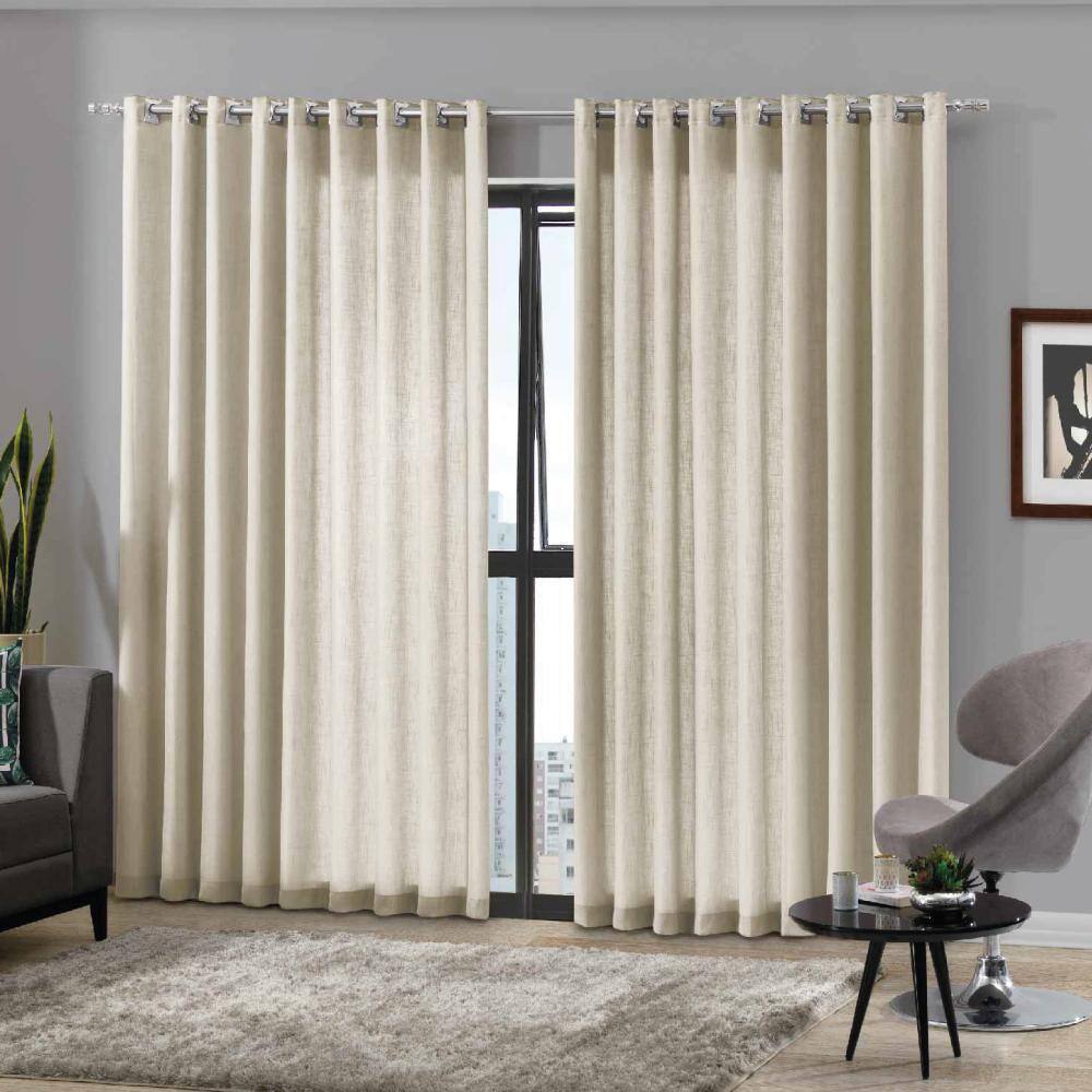 Cortina Sala Quarto Bella Janela Duplex Monaco 6,60 x 2,80