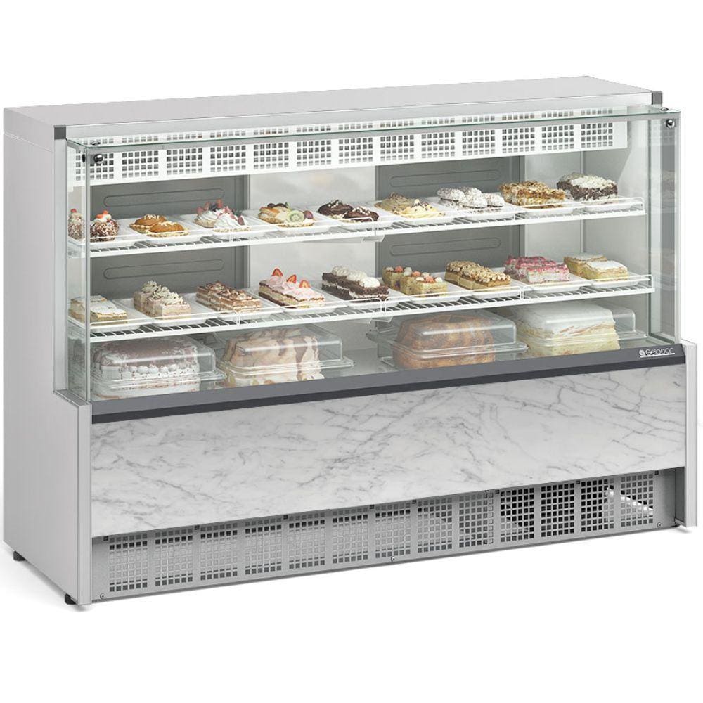 Vitrine Refrigerada Confeitaria Dupla Função Aurora GPEA175RBR Gelopar
