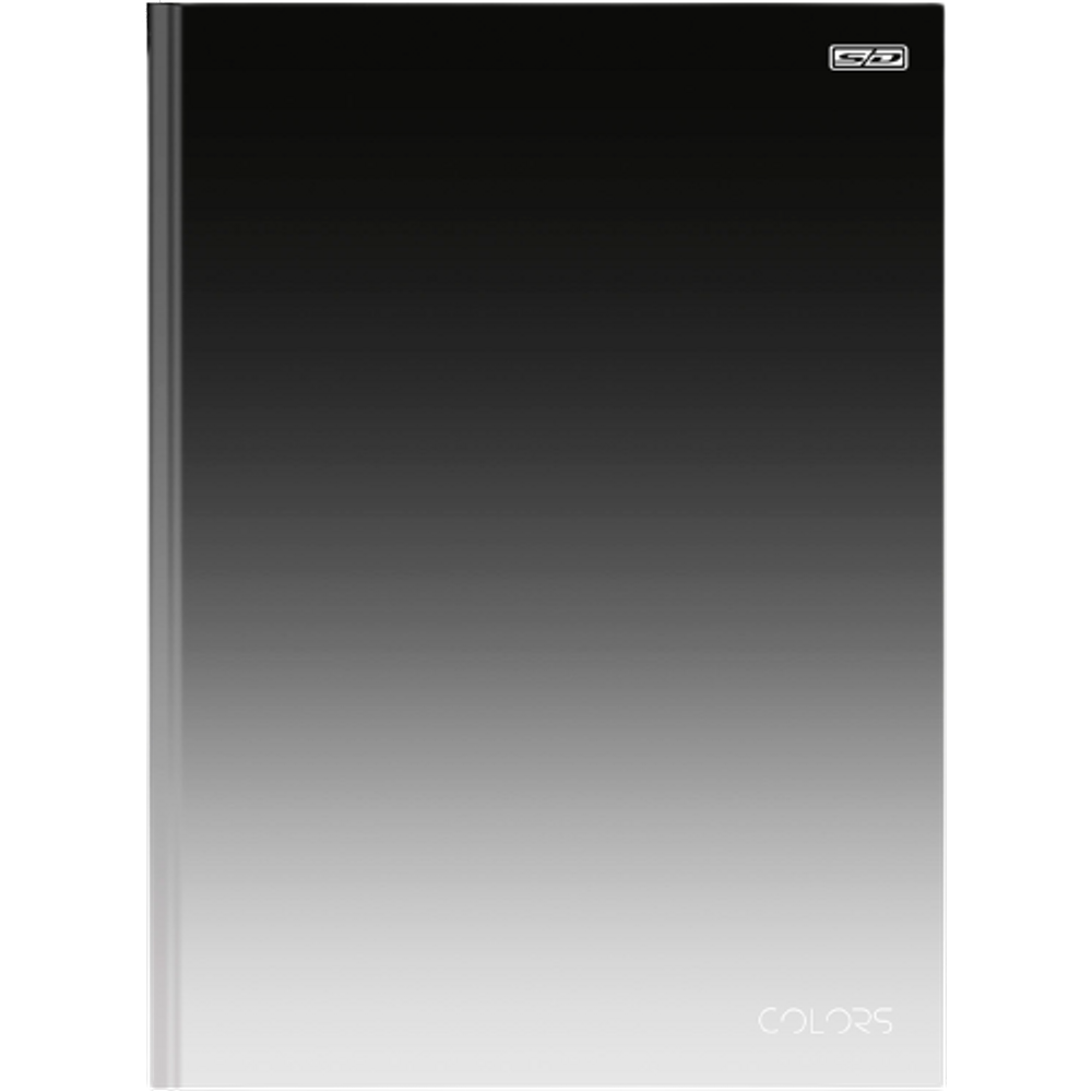 Caderno Brochurão 80 Folhas São Domingos Colors Preto