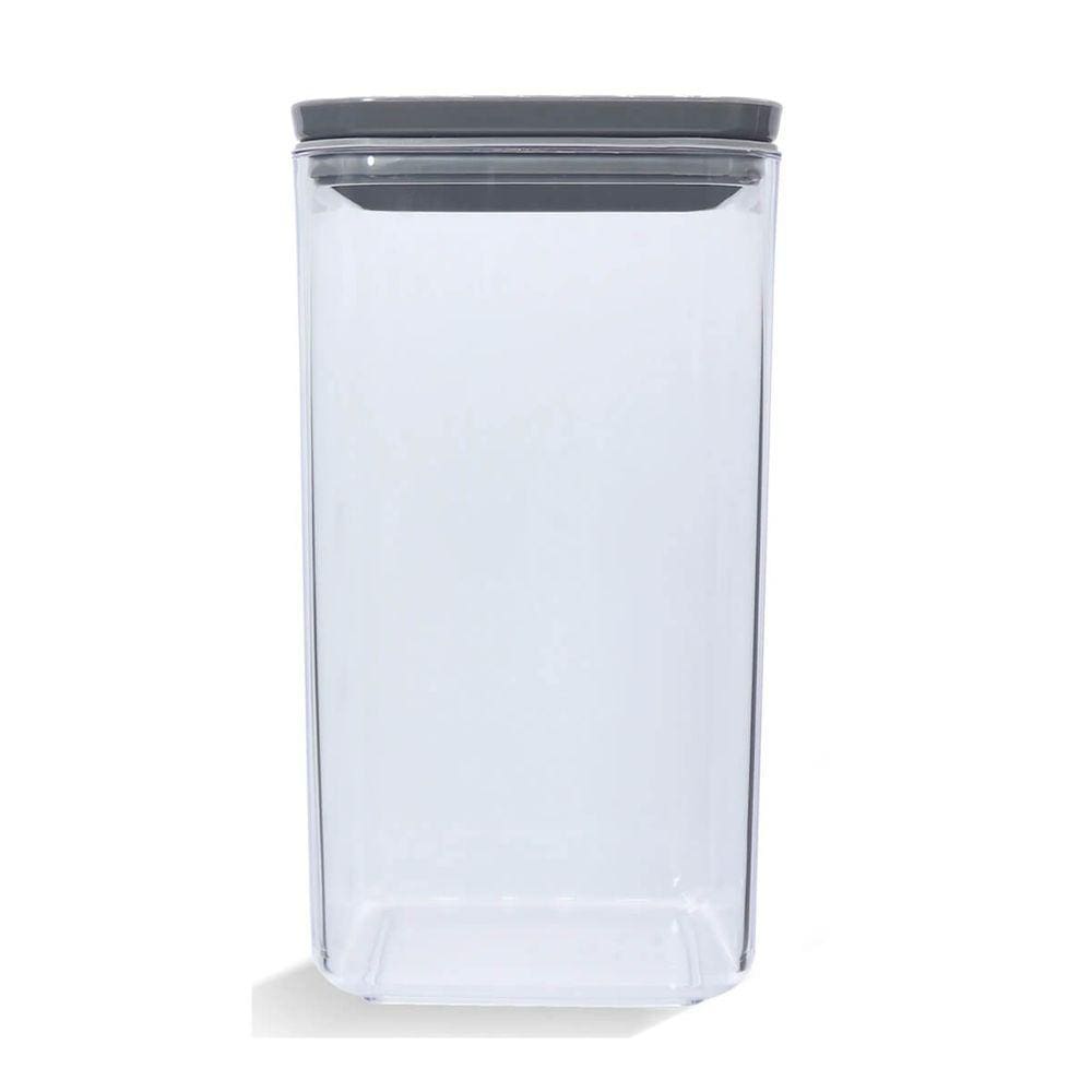 Pote Hermético Cristal Plasvale Porta Mantimentos 1,5L Condimentos Transparente