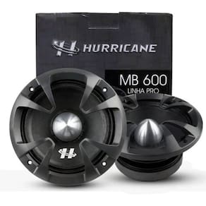 Par Woofer Medio Grave 6 Polegad 500w Pro Mb600 Hurricane 4o