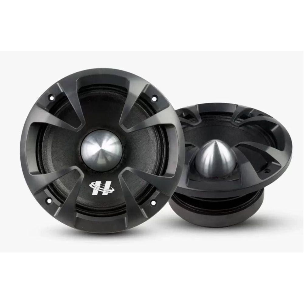 Par Woofer Medio Grave 6 Polegada 700w Pro Mb6k Hurricane 4o