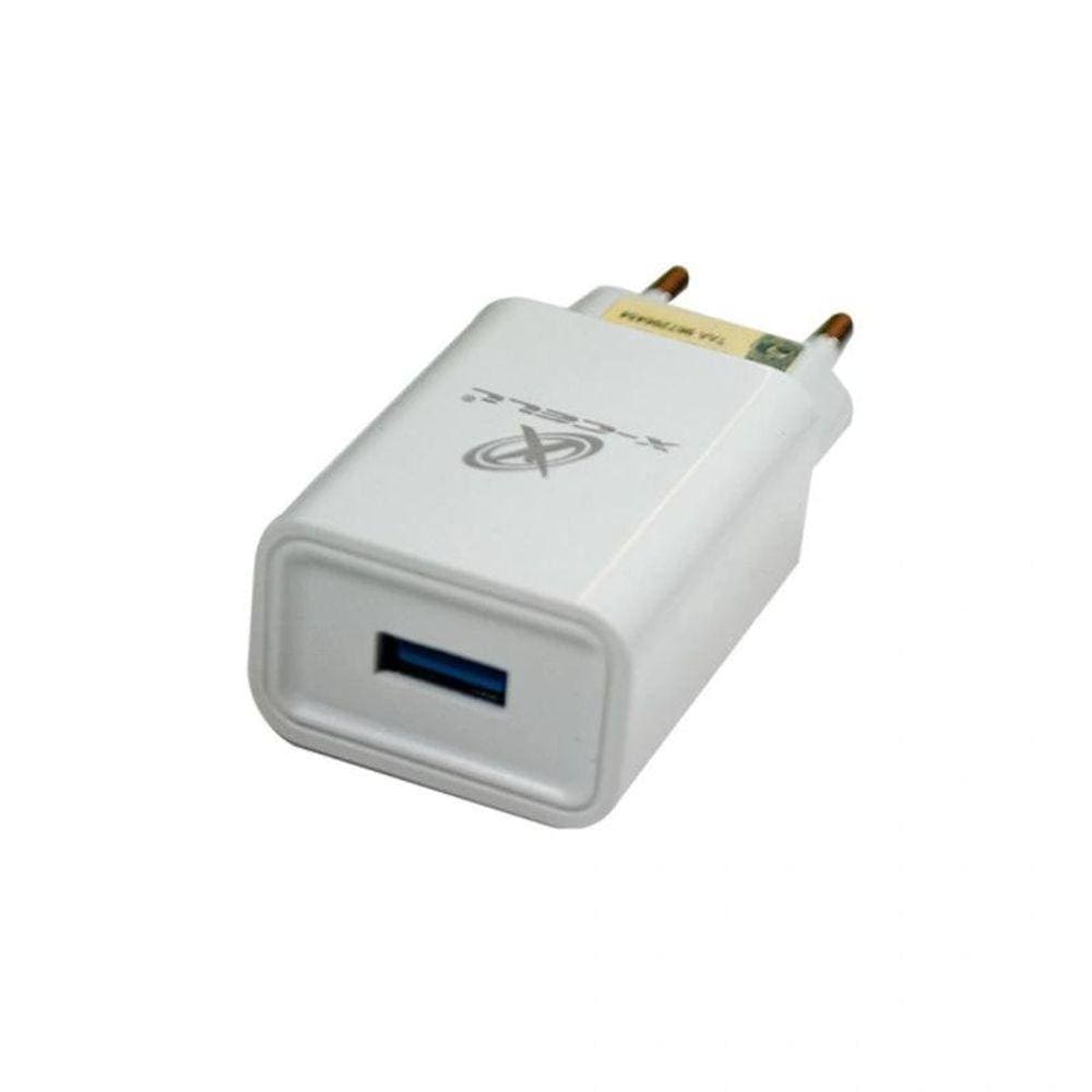 Carregador De Tomada Flex Usb Xc-usb-10 - Branco