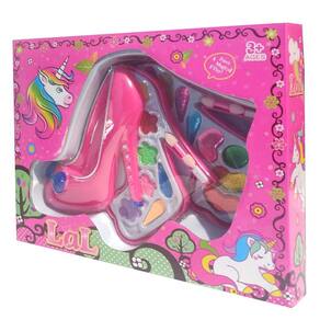 Kit Maquiagem Infantil Unicornio DiscoTeen Estojo Brinquedo - Kit