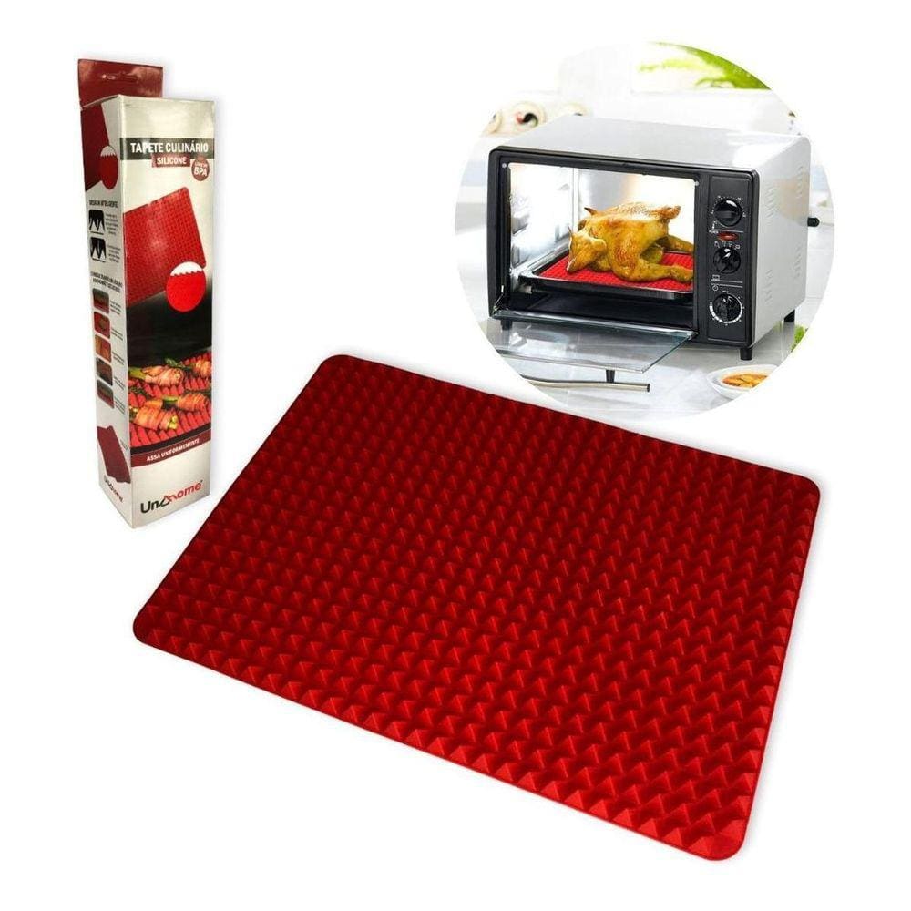 Tapete Culinário Silicone Para Forno Micro-Ondas Churrasco