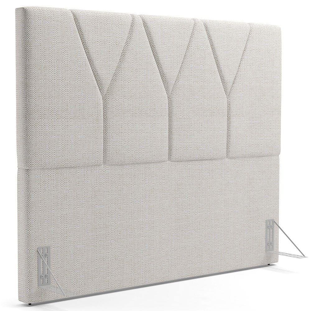 Cabeceira Cama Box Solteiro 100cm Aura Linho W01 Champanhe - Mpozenato