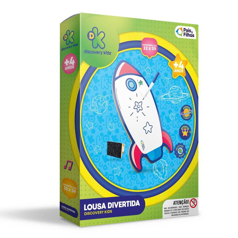 Lousa Divertida Discovery Kids Desenhar Escrever Infantil