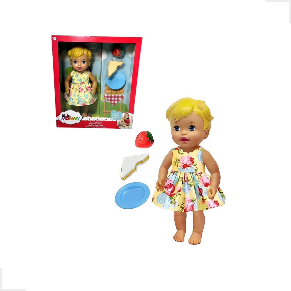 Boneca Little Mommy Vamos Brincar De Piquenique Brinquedo Meninas Infantil