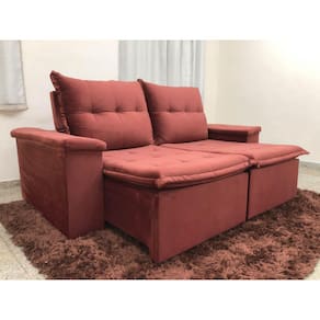 Sofá Retrátil Reclinável 2,30 m Cobre B179 Bari