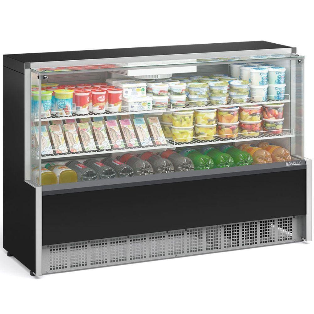 Vitrine Refrigerada Ar Forçado Aurora GPFA175RPR Gelopar
