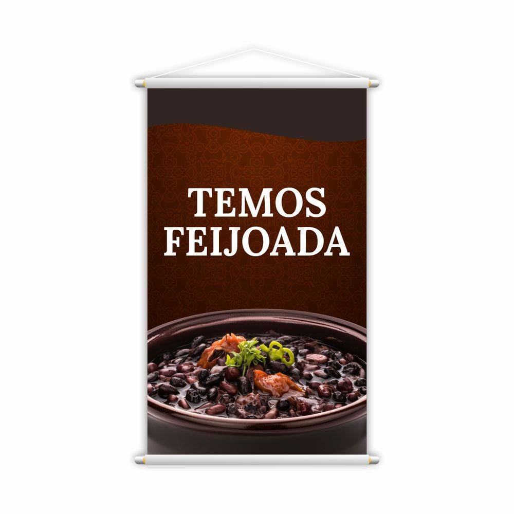 Banner Temos Feijoada Restaurante Comida Lona Grande